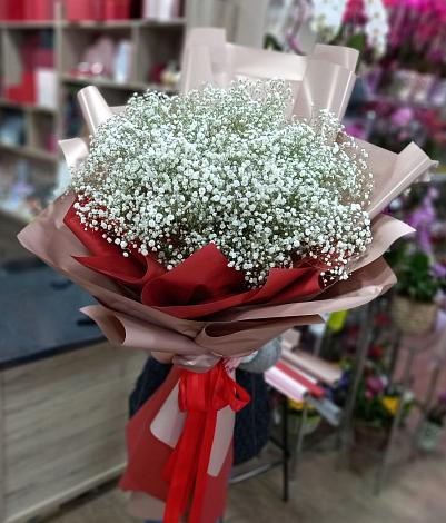 Букет цветов из: Гипсофила в Кочетовской