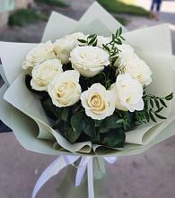 Букет Белые розы Проуд #REPLACE_PRED# Кочетовской